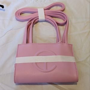 Small Telfar Bubblegum Shopping Bag